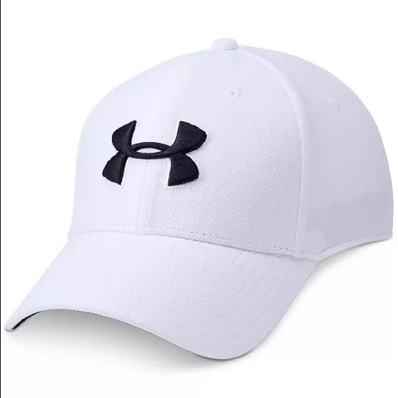 Under Armour Other - Under Armor Mens Classic Fit Blitzing 3.0 Cap White/Black L/XL